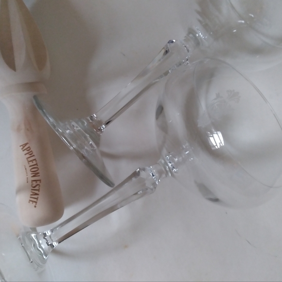 3pc cocktail glass juicer set, Appleton rum merch, NEW, Drink Glassware Reamer - Picture 6 of 8